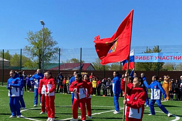 В Первомайском районе открыли новую спортивную площадку